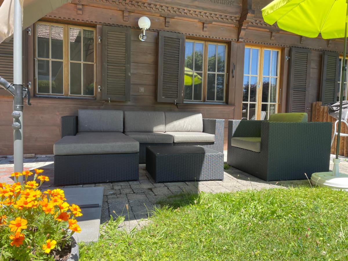 Chalet Solaria 2 Bedrooms With Mountain And Garden View Zweisimmen Exteriör bild